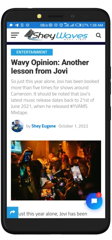 Shey Waves Pro for Android: Global Entertainment Updates