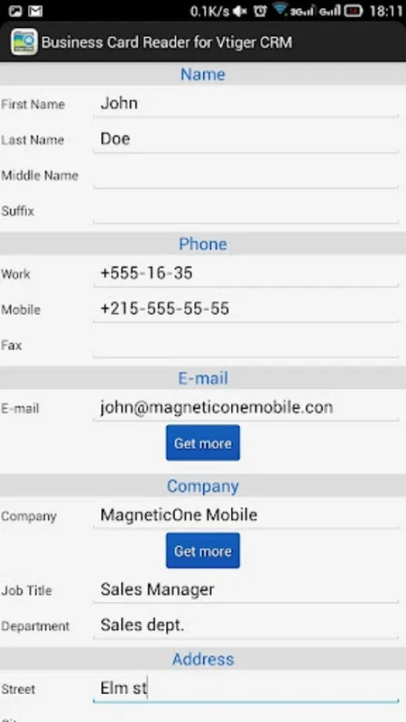 Business Card Reader for Vtige for Android: Streamline Contact Management