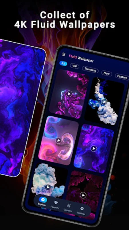 Magic Wallpaper for Android - Customize Your Device with Fluid Motion