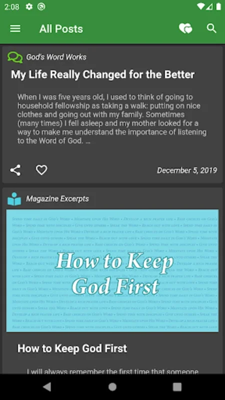 The Way for Android - Access Ministry Content Easily