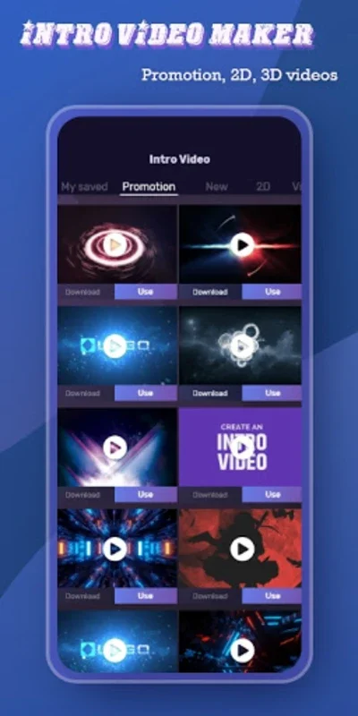 Intro video maker for Android - Create Professional Intros Easily