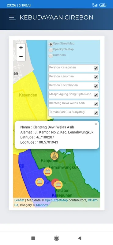 GIS Kebudayaan Cirebon for Android - Explore Cirebon's Culture