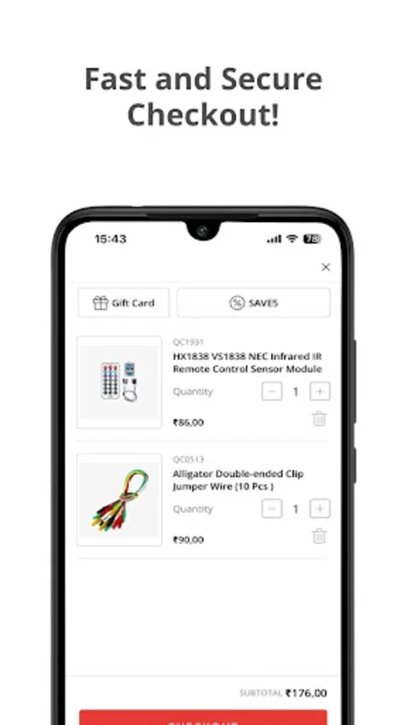 Quartz Components for Android - Simplify Electronics Purchasing