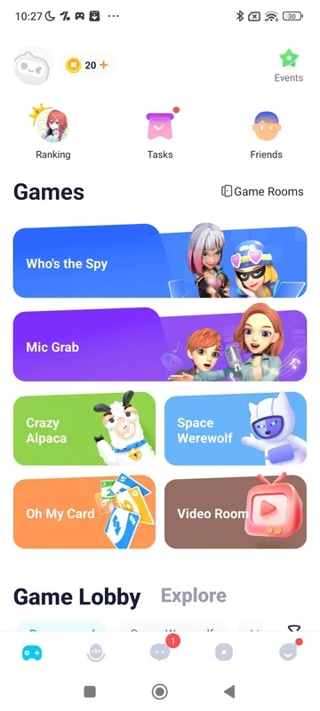 WePlay for Android: Mini - Games and Global Voice Chat