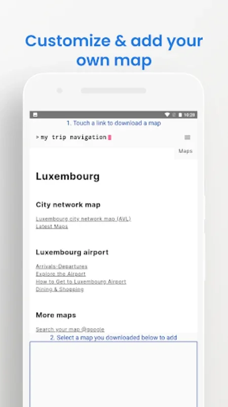 LUXEMBOURG NETWORK MAP for Android - Effortless Offline Navigation