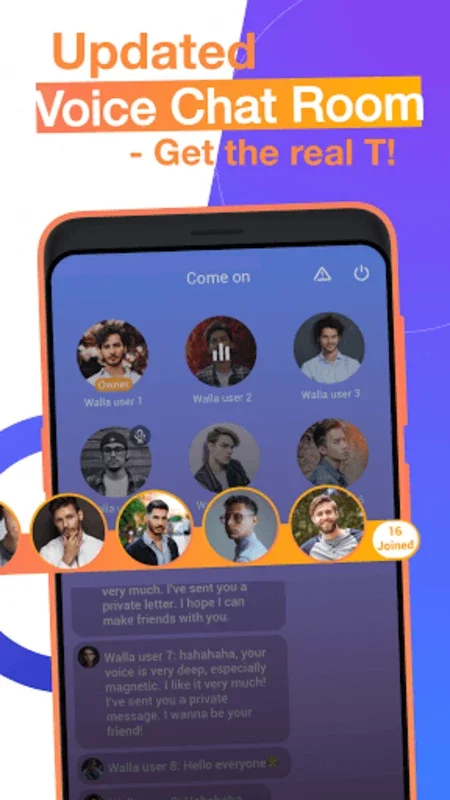 Walla: Live & Social for Android - Connect and Share