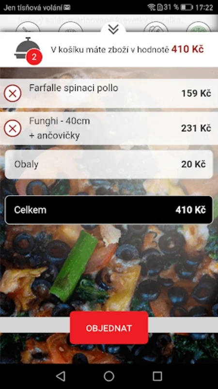 Pizza Agnese České Budějovice for Android - Order Pizza Easily