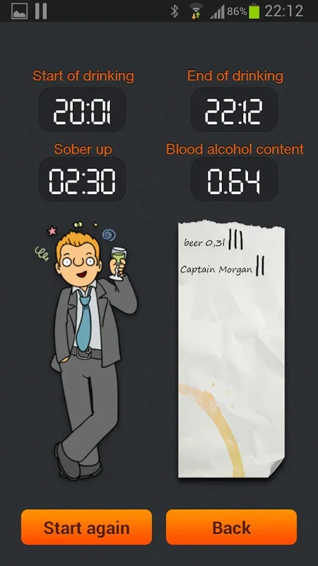 Alcohol Check for Android: Estimate BAC & Customize Tracking