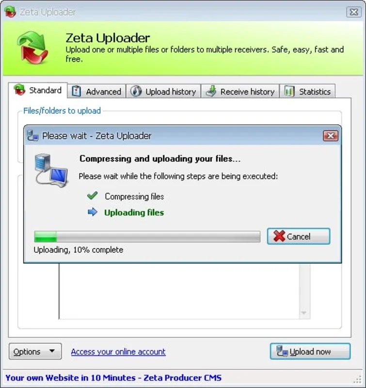 Zeta Uploader for Mac - Efficient File Transfer