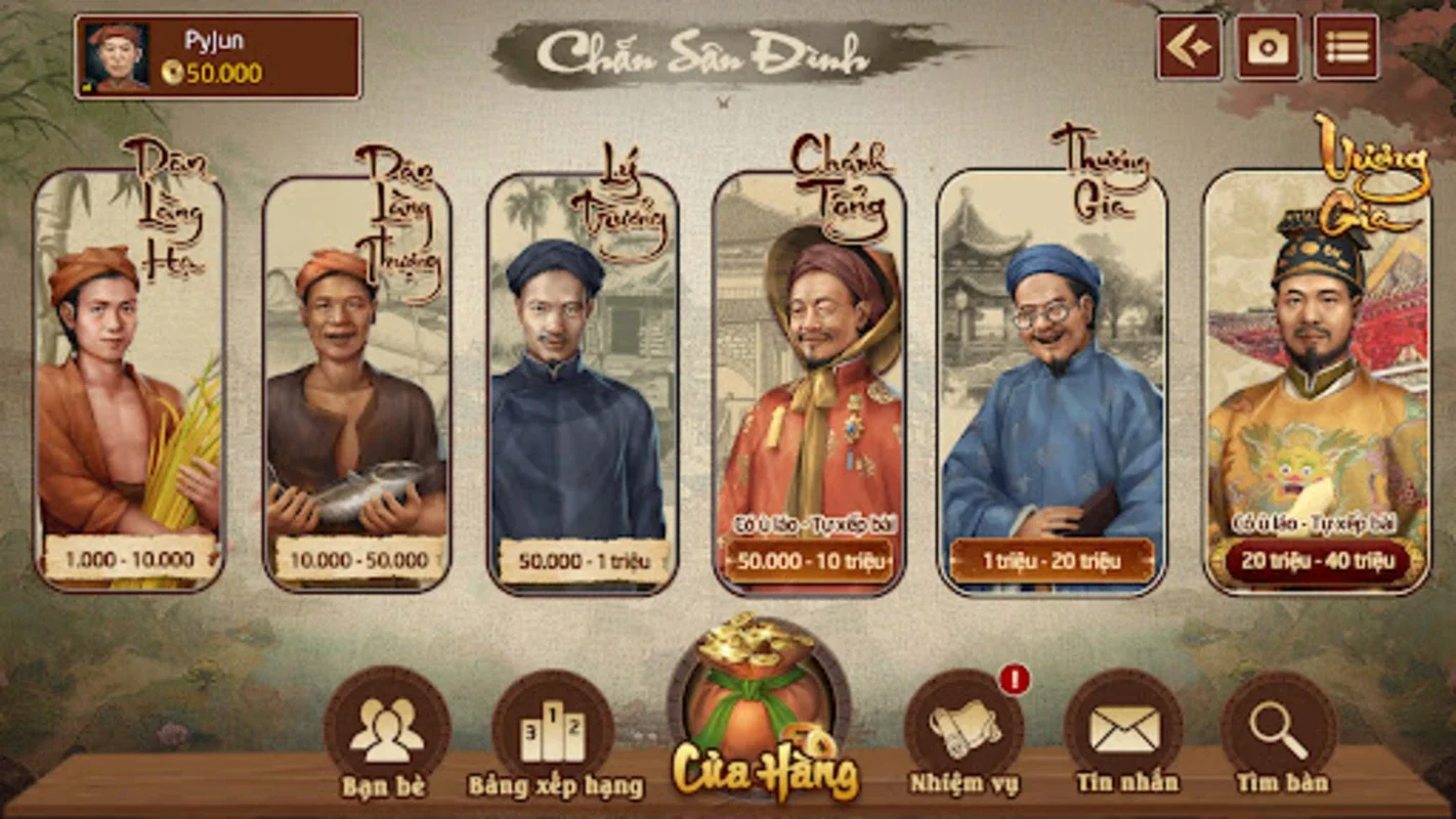 Chắn Sân Đình for Android - Immerse in Vietnamese Folk Game