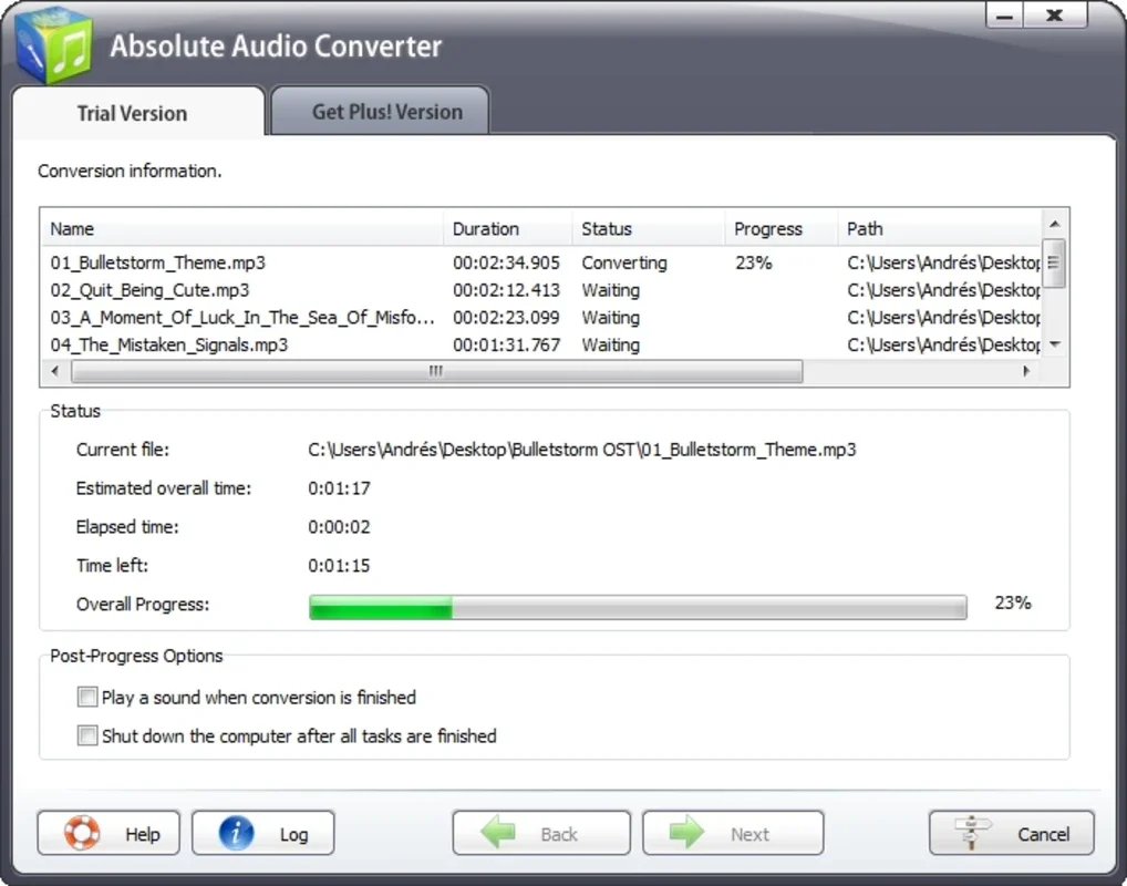 Absolute Audio Converter for Windows - Simple and Efficient