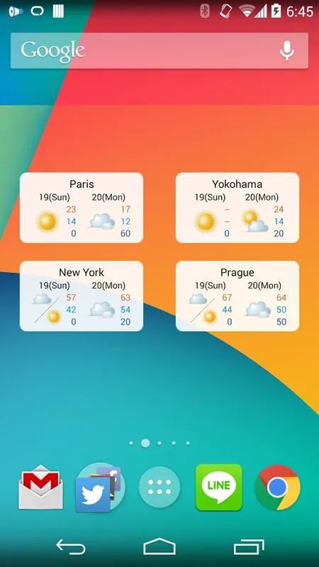 World Weather Widget for Android - Stay Informed with Real-Time Forecasts