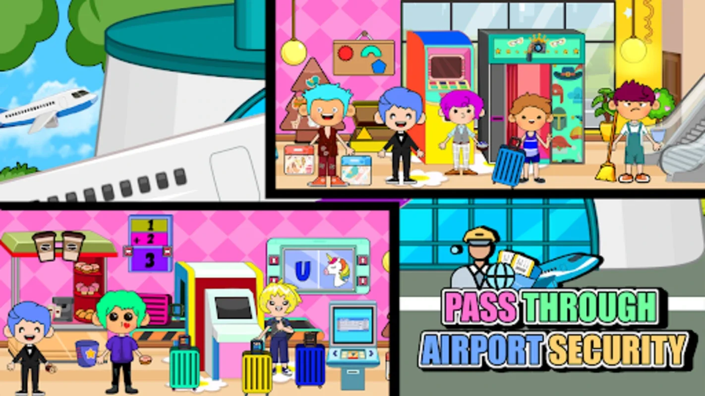 My Airport City Pretend Town for Android: Endless Role - Playing Fun