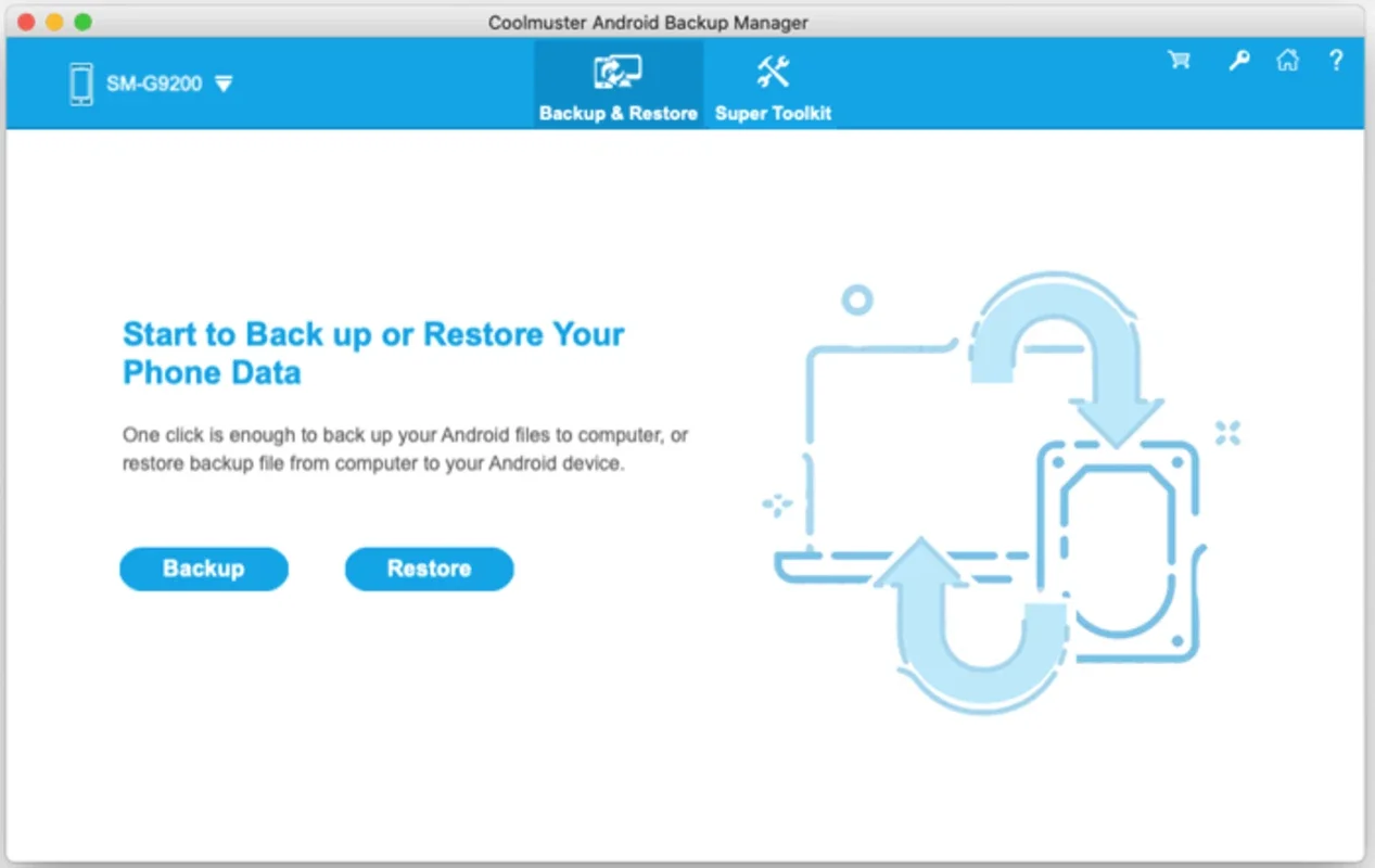 Coolmuster Android Backup Manager for Mac: Secure Backup Solution