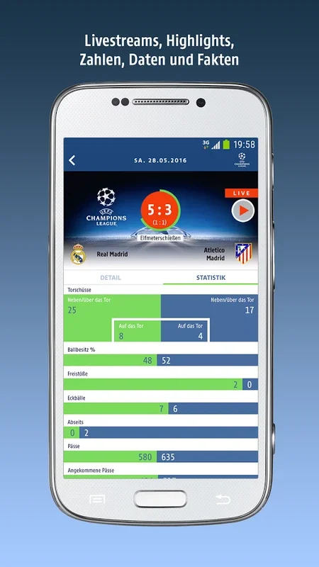 Fußball for Android - Stay Informed with Live Soccer Updates