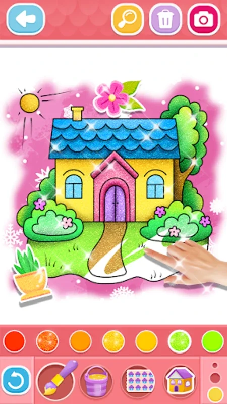 Glitter House Coloring for Android - Download the APK from AppHuts