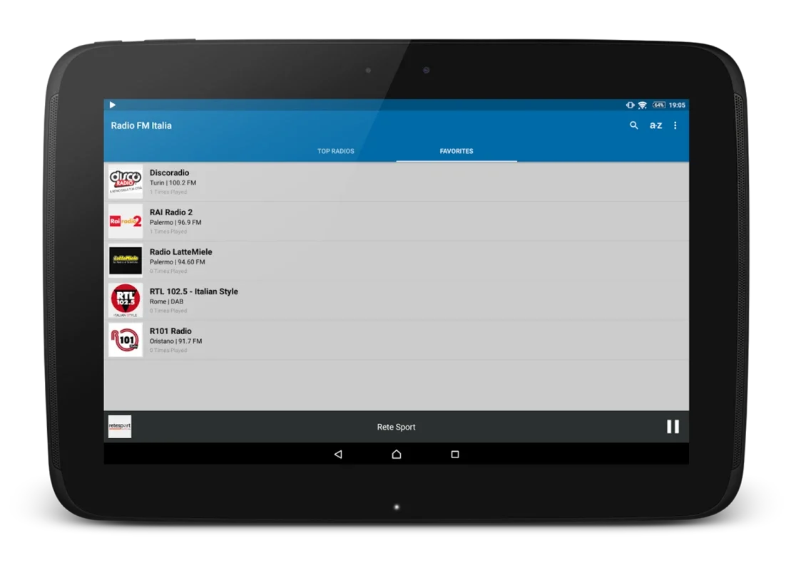 Radio FM Italia for Android - Stream Italian Radio