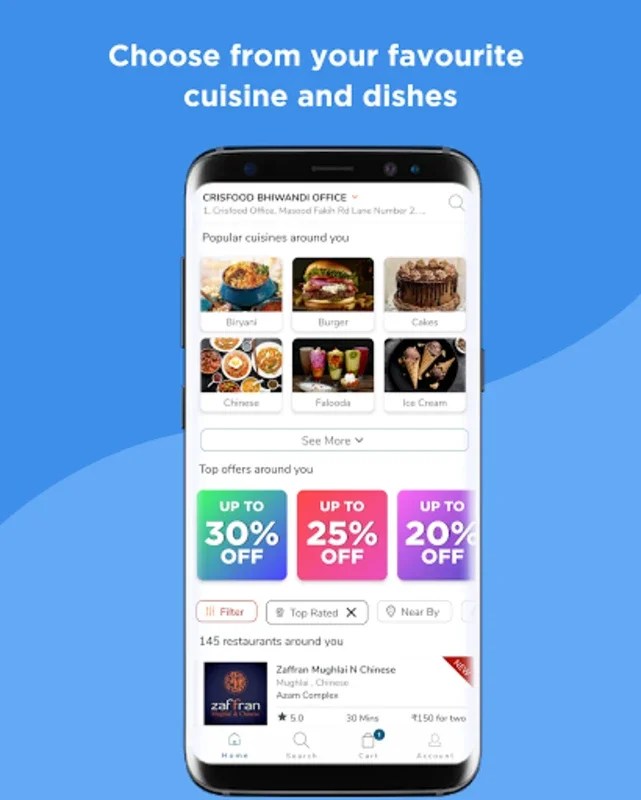 Crisfood Food Order & Delivery for Android - Quick & Convenient