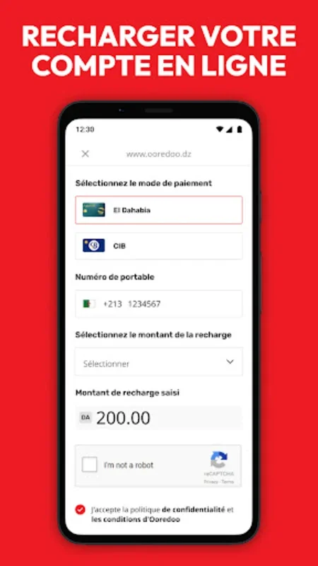 My Ooredoo Algeria for Android: Simplify Mobile Service Management