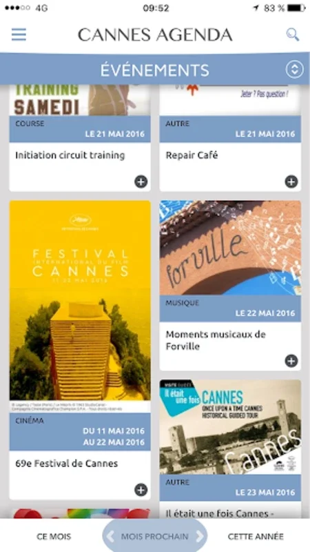 Cannes Agenda for Android: Explore Cannes' Events