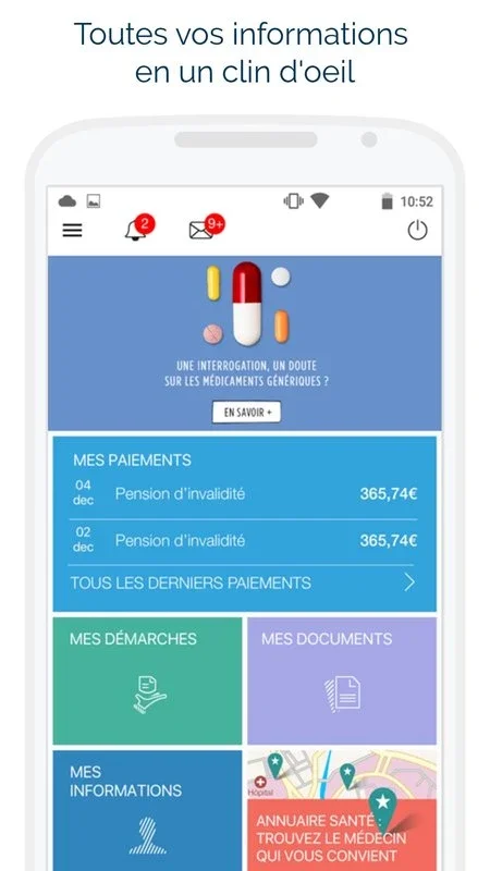 ameli, l'Assurance Maladie for Android: Easy Access to Social Security Procedures