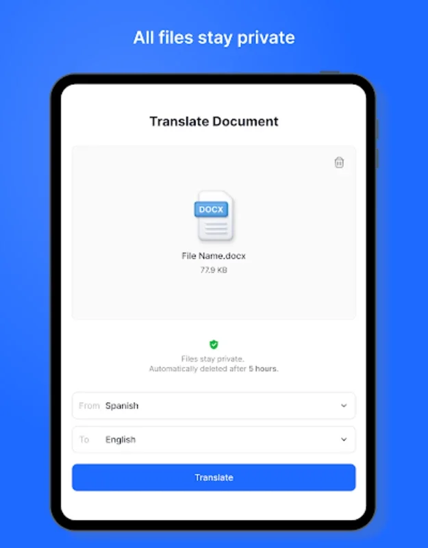 DeftPDF Document Translator for Android - Translate 130+ Languages