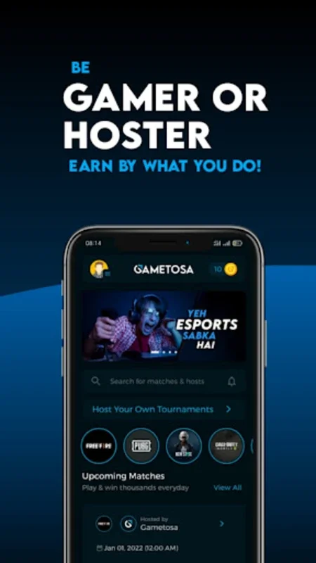 Gametosa - Esports & Gaming for Android - No Download Needed