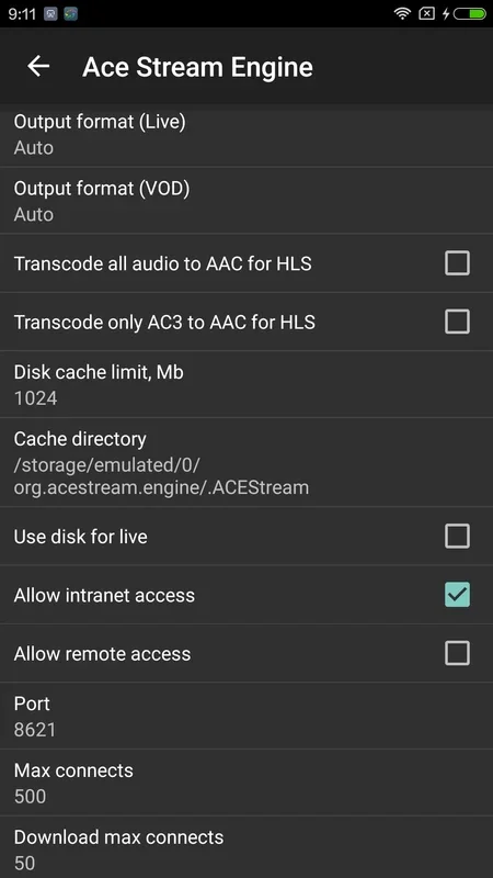 Ace Stream Media (Android TV) - Android Streaming App