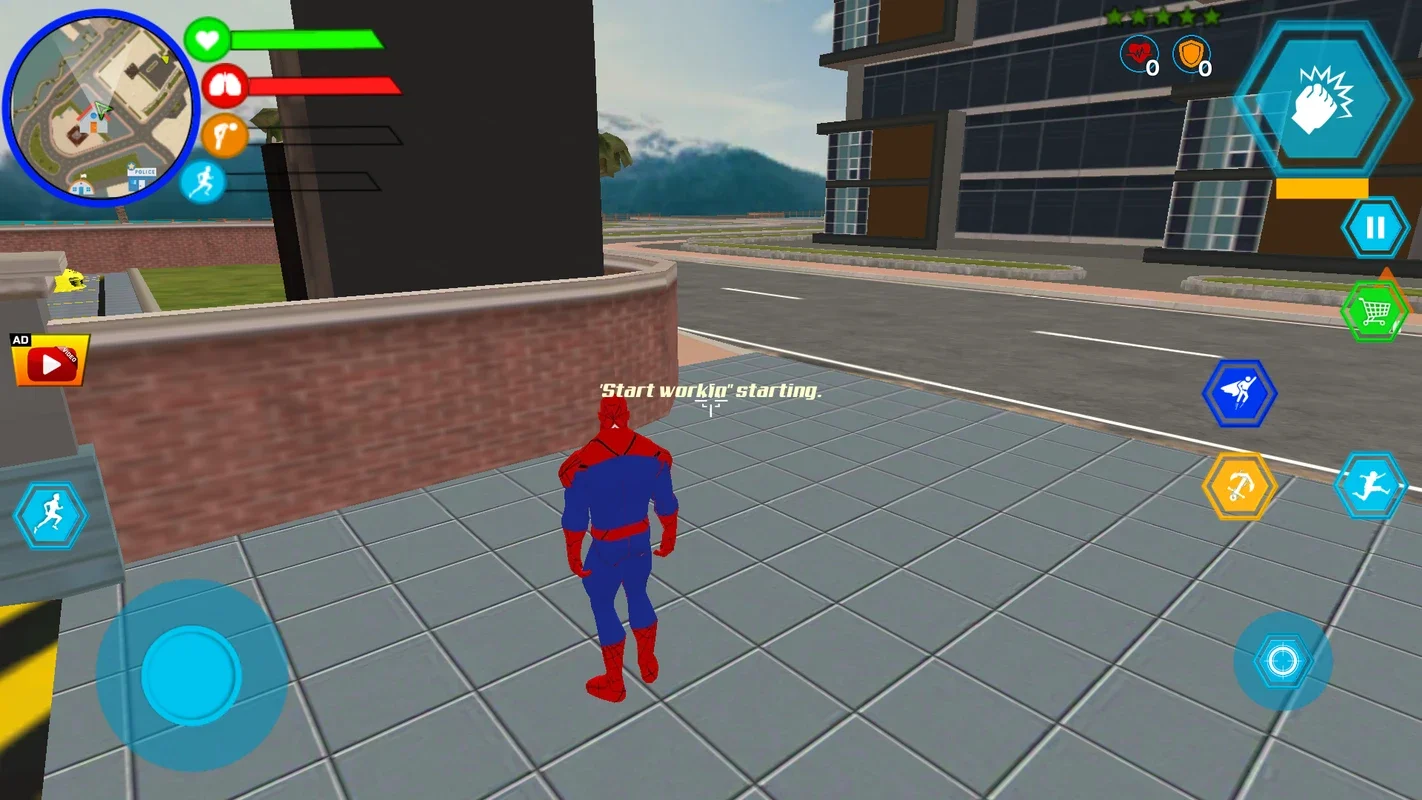 Spider Rope Hero Man for Android - Protect the City