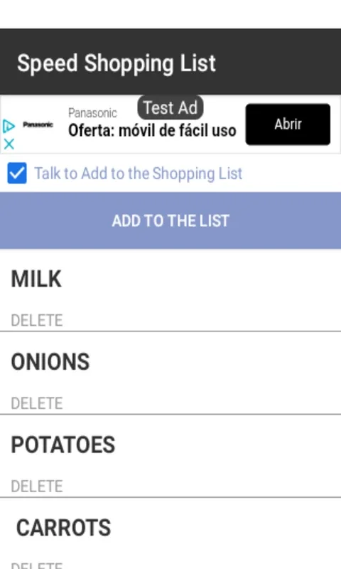 Speed Shopping List for Android: Simplify Your Shopping