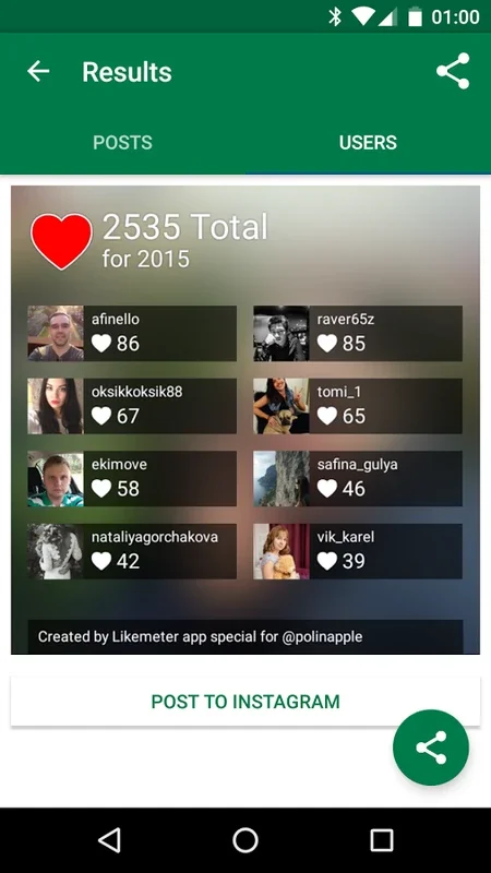 Likemeter for Android: Uncover Instagram Love