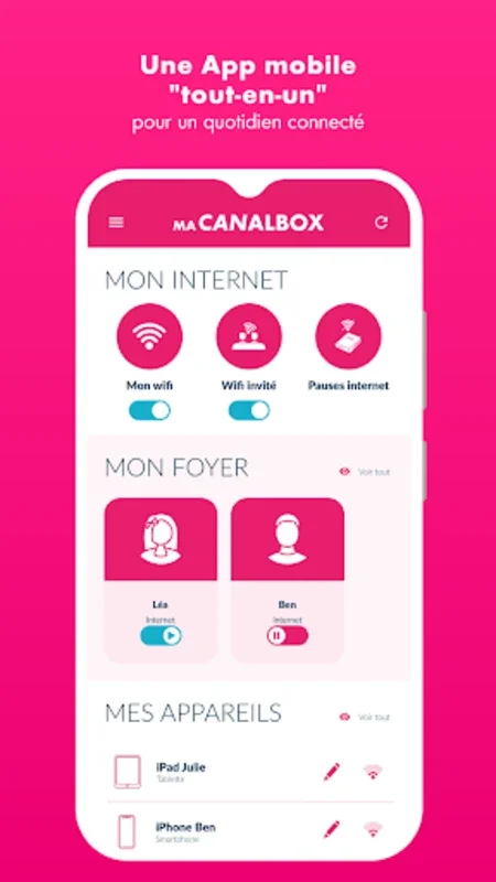 Ma CANALBOX for Android - Manage Home Wi-Fi & Devices