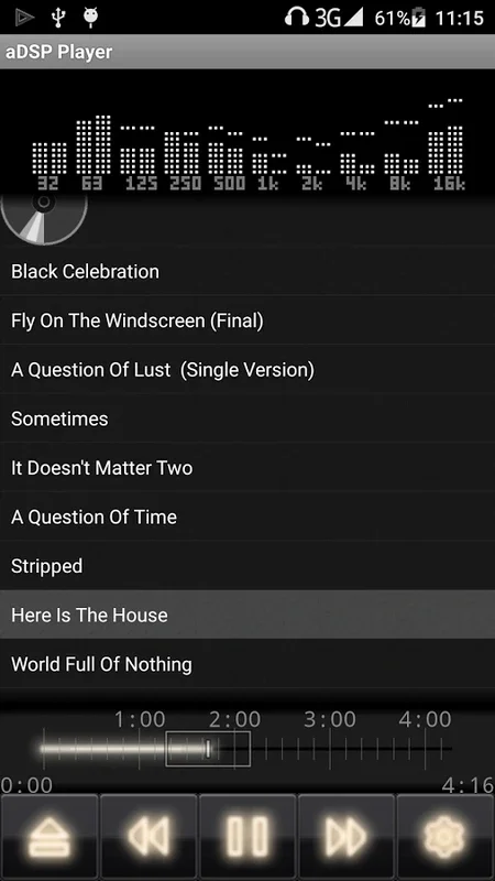 aDSP Player for Android: Customizable Audio Control