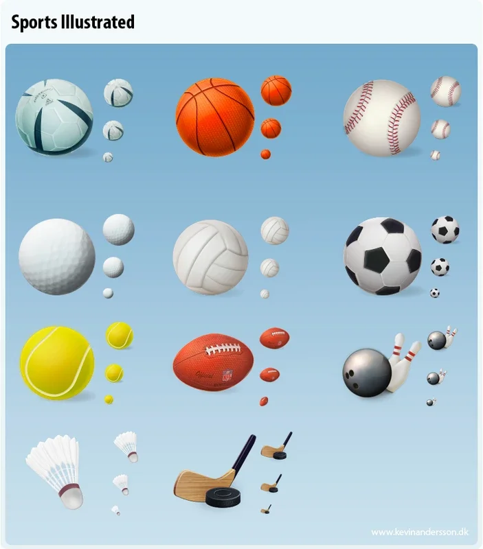 Sports Illustrated for Mac - A Set of Sport - themed Icons