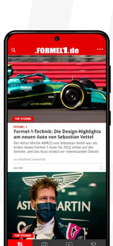 Formel1.de for Android - Unofficial F1 Info Hub