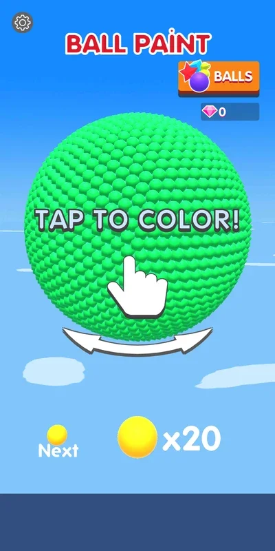 Ball Paint for Android - Colorful Puzzle Fun