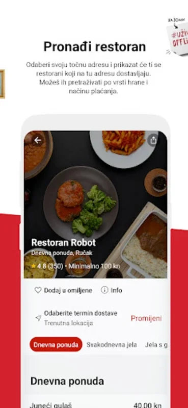 dobartek.hr for Android - Effortless Food Ordering