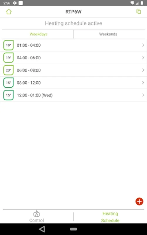 ESi Centro for Android - Efficient Home Temperature Management