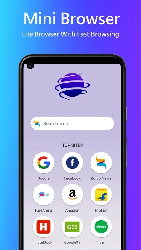 Zordo Mini for Android - A Lightning-Fast Web Browser