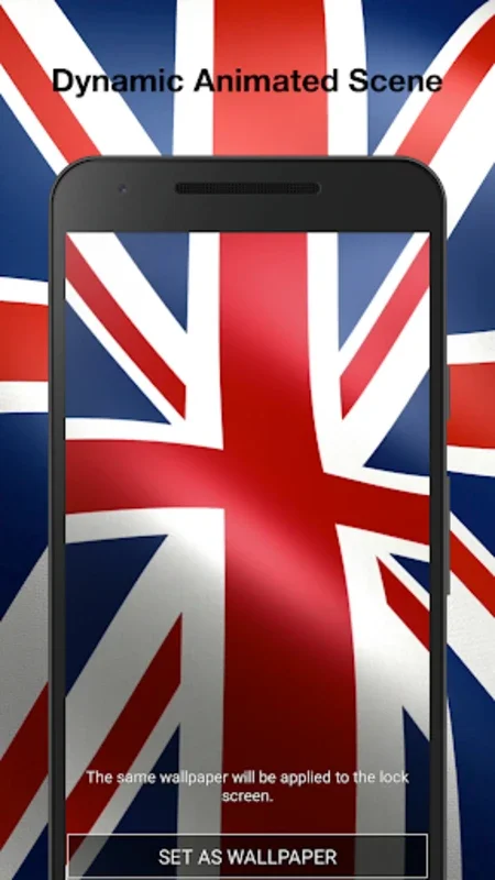 British Flag Live Wallpaper for Android - Patriotic Display