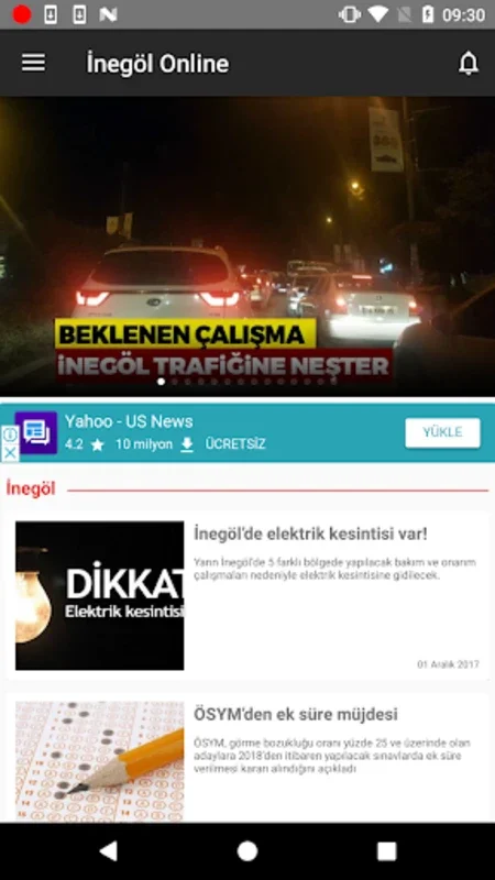 İnegöl Online for Android: Stay Informed with Local Updates