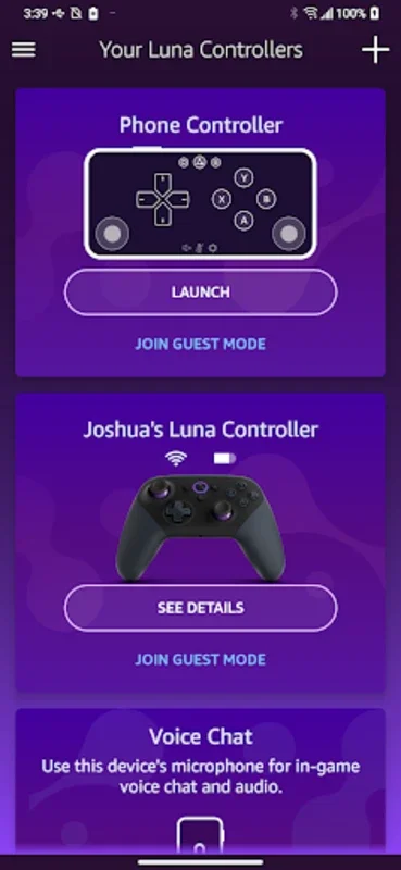 Luna Controller for Android - Connect and Manage Controllers