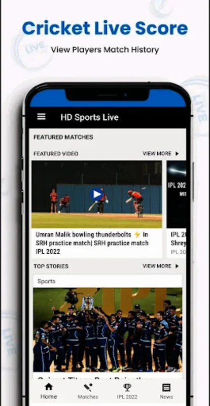 HD Sports - Live Cricket Score for Android: Real-Time Updates