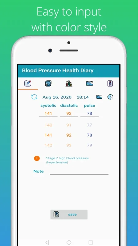 Blood Pressure Health Diary for Android: Monitor Your Health