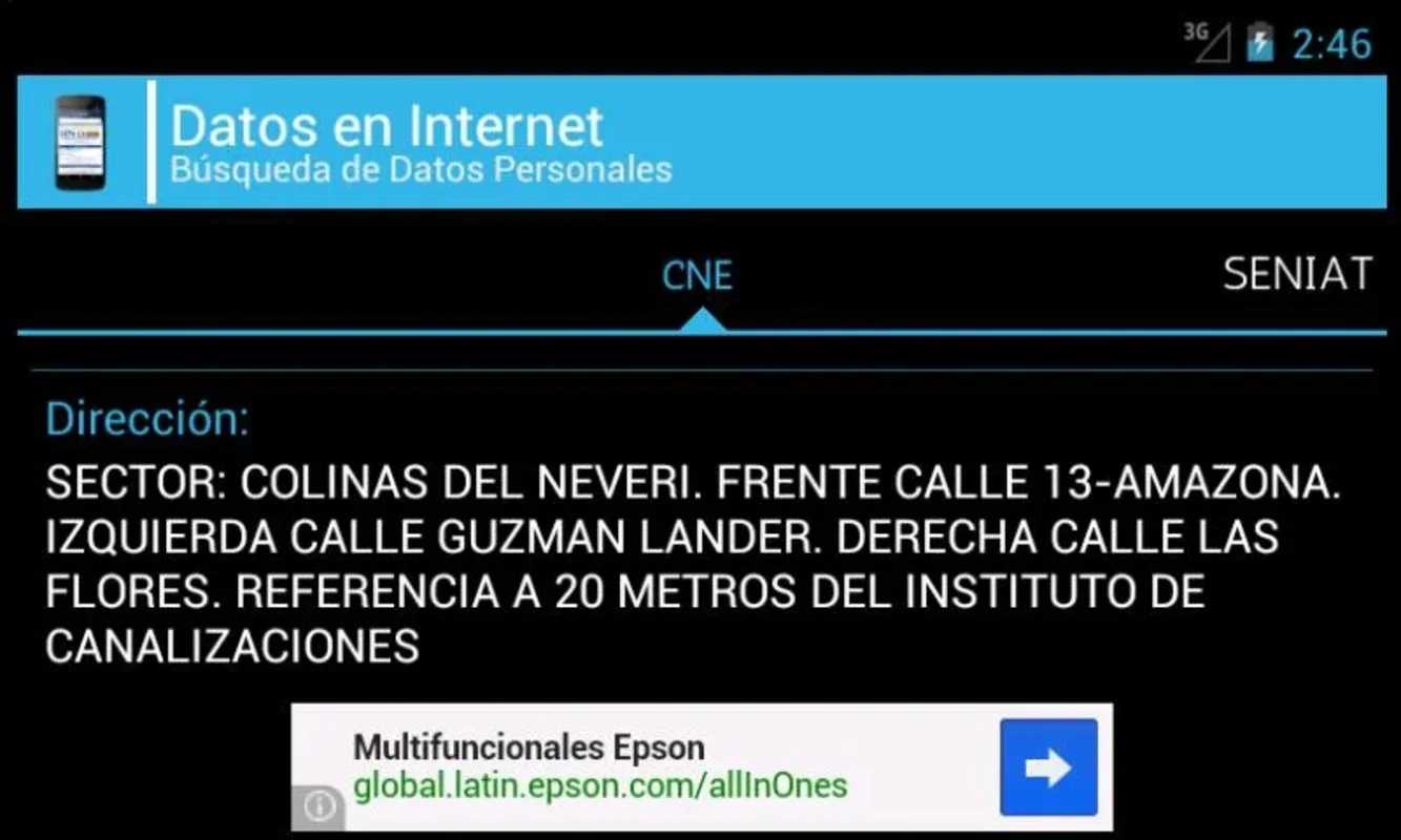 Datos en Internet for Android - A Valuable Information Source