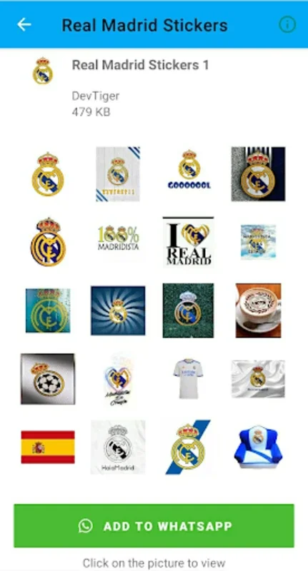 Real Madrid Stickers for Android - Enhance Chats