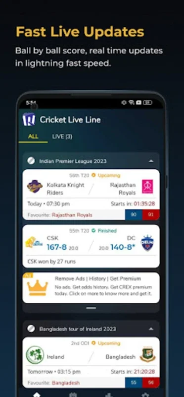 Cricket Line for Android - Immersive Cricket Experience