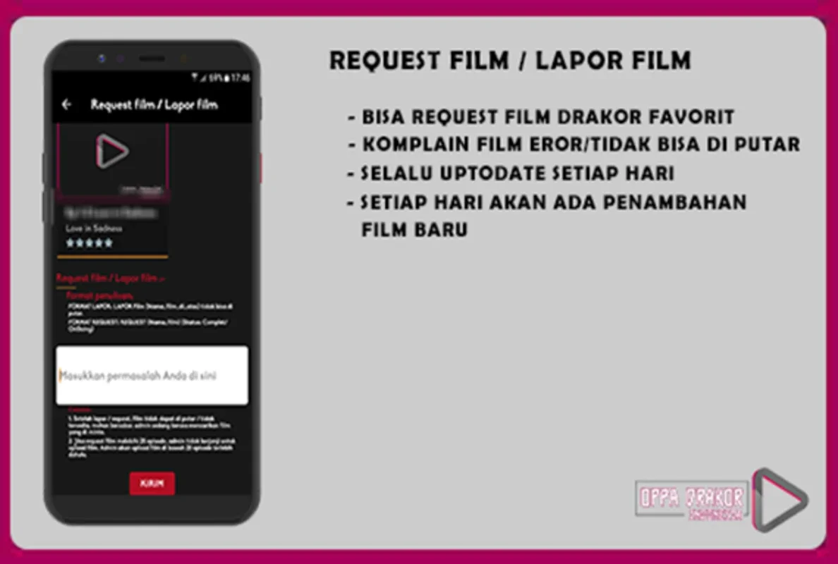 Drakor Indonesia for Android - Enjoy Korean Dramas