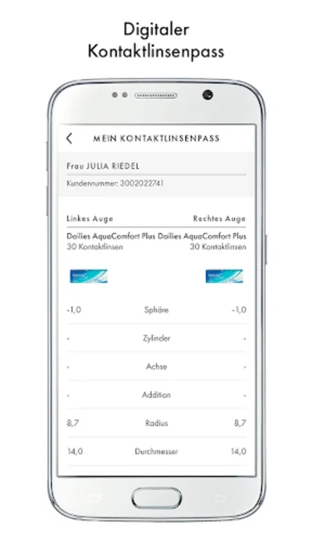 Fielmann Kontaktlinsen App for Android - Download the APK from AppHuts