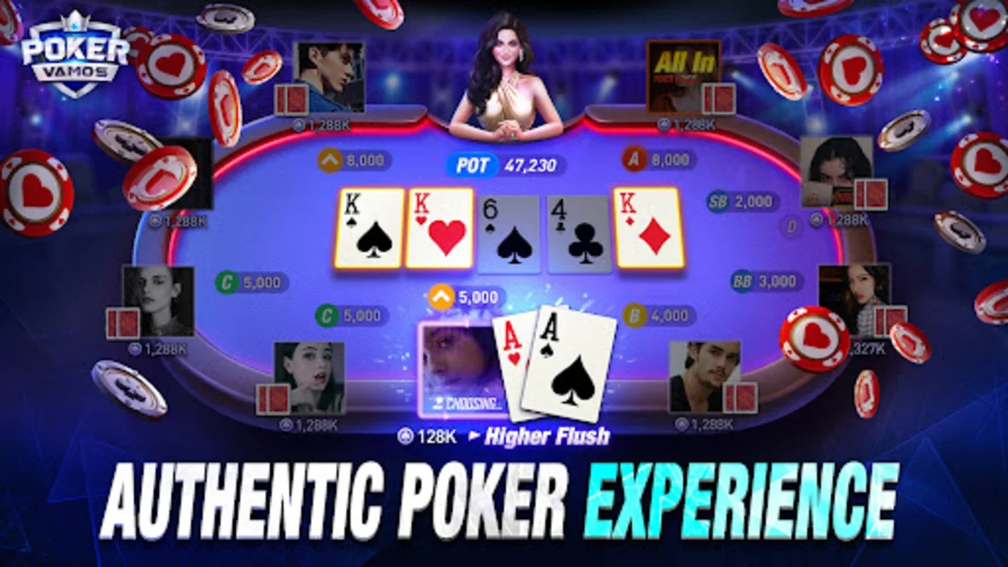 Poker Vamos: Texas Hold'em for Android - Thrilling Poker Experience